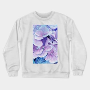 Blue hydrangea Crewneck Sweatshirt